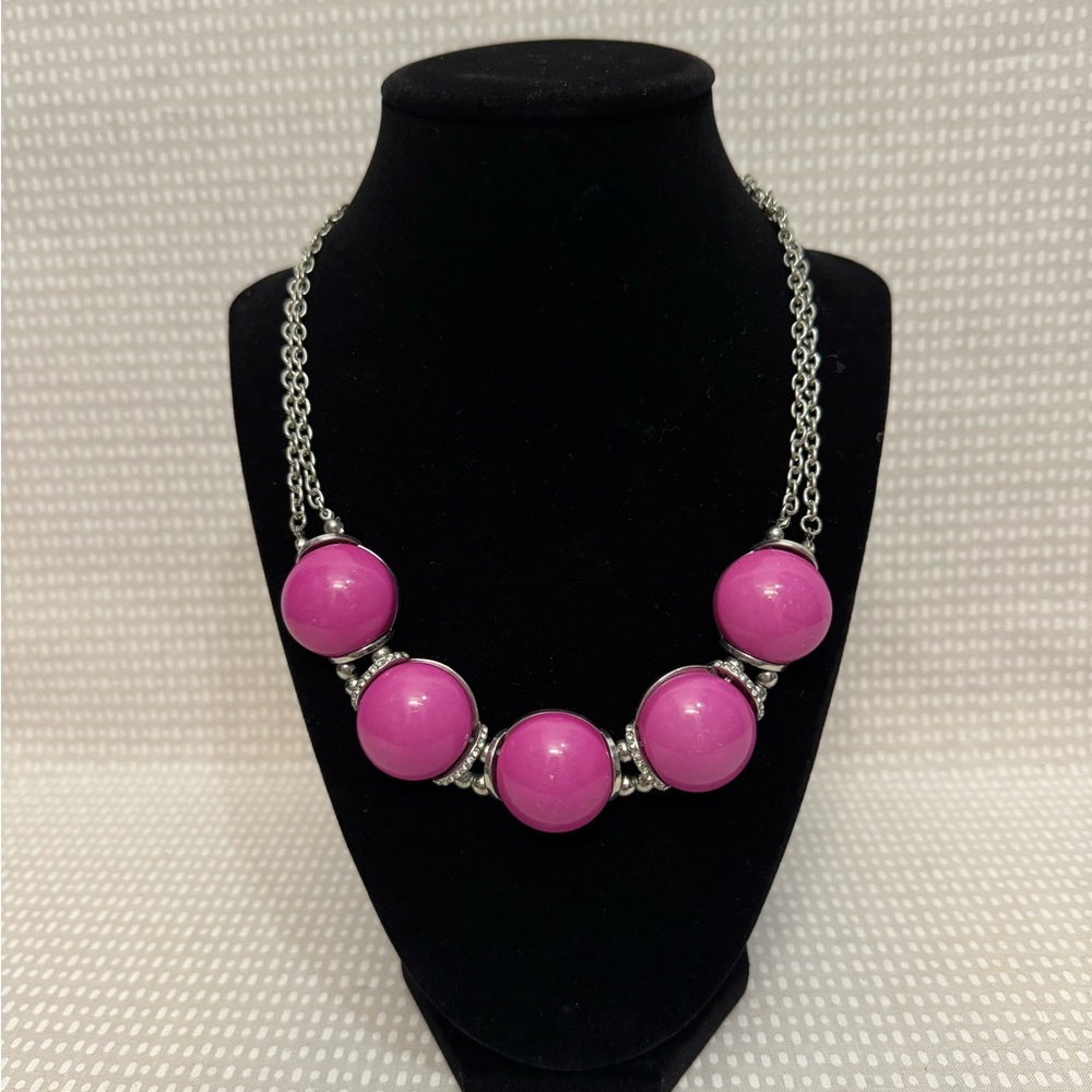 Pink Beaded Necklace